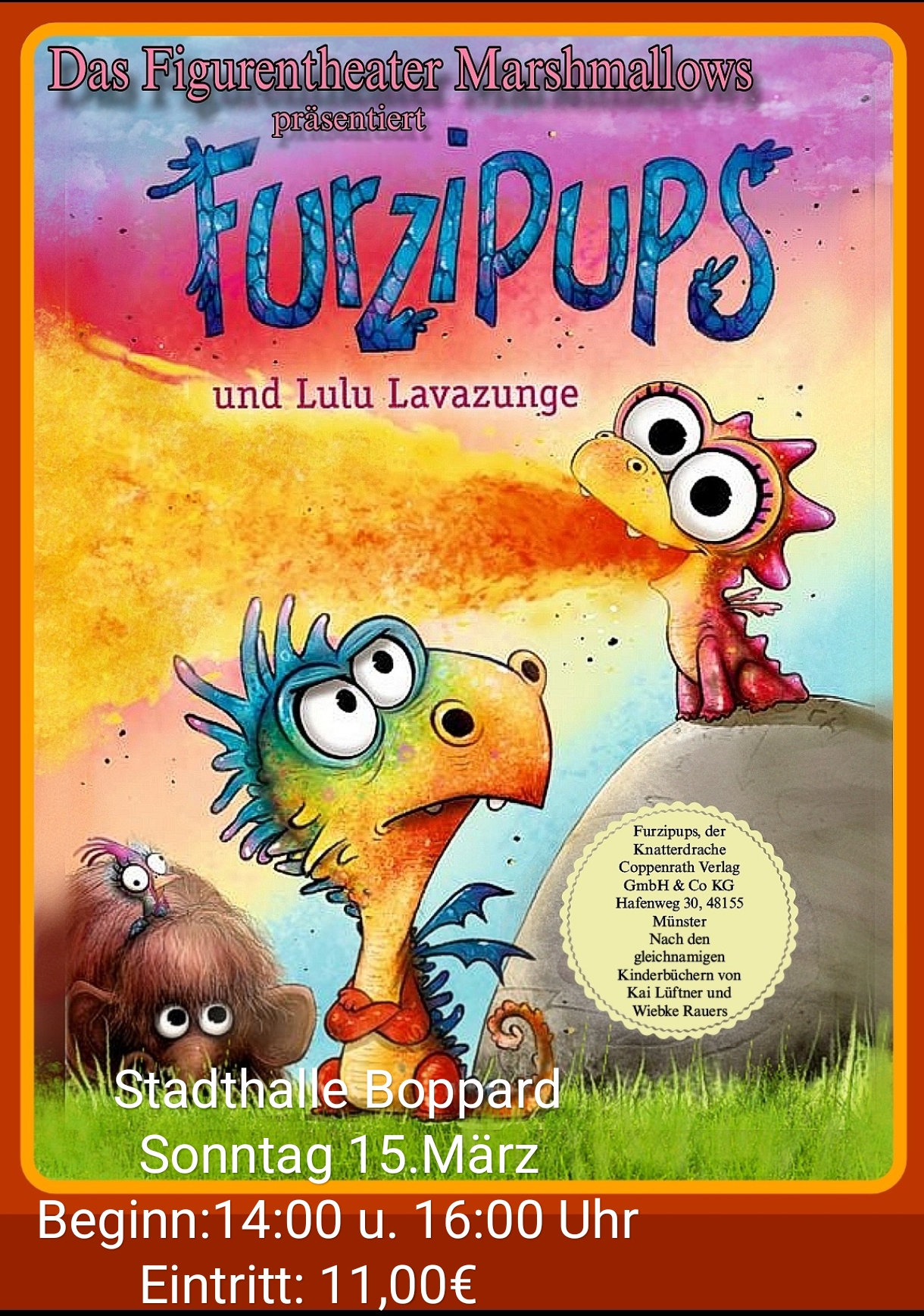 Furzipups und Lulu Lavazunge - Figurentheater Marshmallows