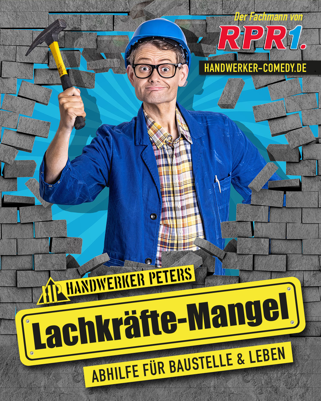 Handwerker Peters „Lachkräfte-Mangel | Abhilfe für Baustelle & Leben“
